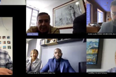 Algunos imputados en la audiencia 