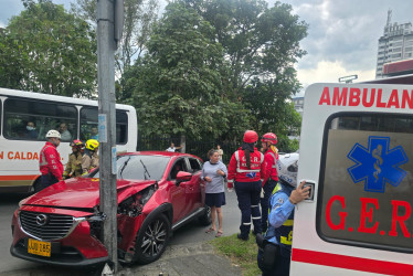 GER atendió el siniestro vial