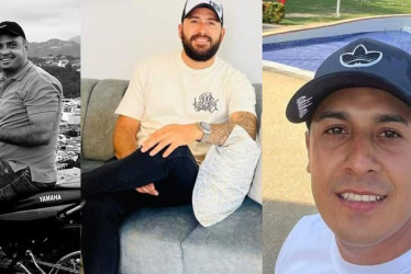 Jesús Andrés Yain Manzano, Sneyder Durán Castro y Juan Carlos Rodríguez fueron asesinados en la noche de este domingo 18 de mayo en Ocaña (Norte de Santander).