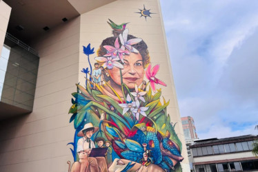 En el centro cultural Lucy Tejada, más de mil personas en condición de discapacidad asisten a clases de muralismo,