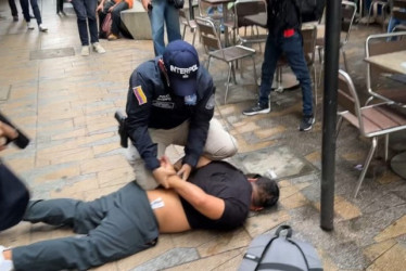 Captura en Medellín de alias Cuchillo.