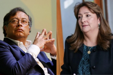 Gustavo Petro y Ángela María Buitrago.