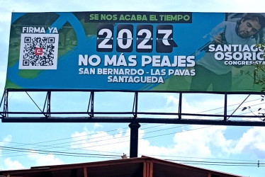 Santiago Osorio, representante a la Cámara por Caldas, sigue haciendo una campaña en contra de la ubicación de peajes de Autopistas del Café en el departamento.