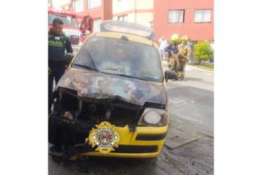 El incendio se dio en el barrio Villa Carmenza de Manizales.