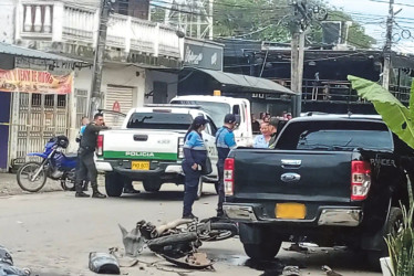 Entre los heridos durante el accidente ocurrido en Granada (Meta) hay personal de la Policía.
