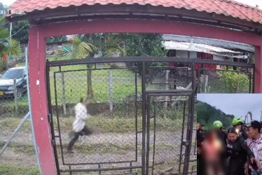 La comunidad ayudó a capturar al señalado.