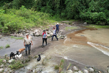 Desde el martes se reportó la desaparición de Hernando por inmersión en el río Guarinó.