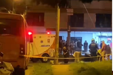 La víctima mortal falleció cerca al control de buses en el barrio Samaria 