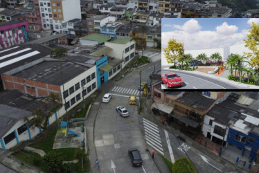 El nuevo bulevar comercial en Manizales incluiría una ciclobanda. Ciudadanos del barrio han denunciado inseguridad en la vía.