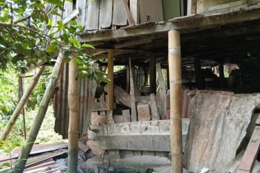 Sitio del accidente en Manzanares.