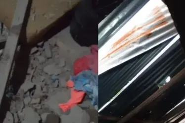 cuando un dron cayó en una vivienda donde se encontraba el menor que falleció y su madre.