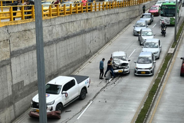 Choque en Los Cámbulos.