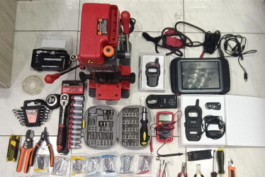 Las investigaciones permitieron a la Policía recuperar los elementos y dar con los elementos hurtados.