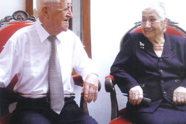 Guillermo Ceballos (fallecido en el 2010) y su esposa, Ruth Peñaloza.