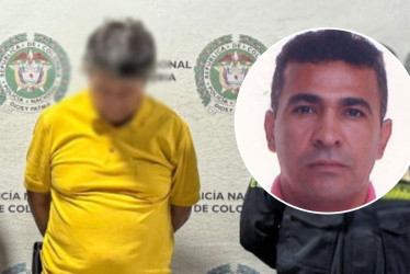 La víctima del homicidio y su posible asesino. 