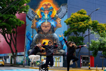 Metáfora del equilibrio logró ganar el premio al mejor mural del mundo en la plataforma Street Art Cities