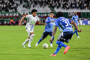 Once Caldas empató 2-2 ante Millonarios este domingo en el estadio Palogrande.