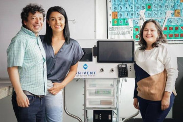  Fotos I Cortesía Universidades I LA PATRIA  Las universidades Nacional sede Manizales, de Caldas y Autónoma unieron esfuerzos y lograron que la Superintendencia de Industria y Comercioles orogará patente al desarrollo titulado Aparato de ventilación con sistema de fuelle.