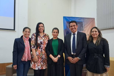 Fotos I Cortesía I LA PATRIA  Algunos participantes en lasJornadas de Estudio Colombo-Chilenas en Derecho de Familia, organizadas por la Universidad de Caldas: Carolina Cadenas, docente de la Universidad de Caldas; Lina Ospina, directora del Consultorio Jurídico de la Universidad de Caldas, y Rommy Alvarez Escudero.