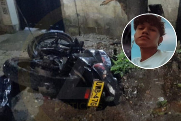 Juan David Villamizar, la víctima del siniestro de moto en La Dorada. Tenía 16 años.