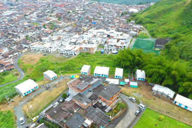 Foto | Tomada de la Gobernación de Caldas | LA PATRIA   La vereda La Estrella queda en Chinchiná, Caldas.