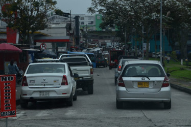 Así se veía el sector de Liborio sobre el medio día del pasado miércoles 11 de junio. 