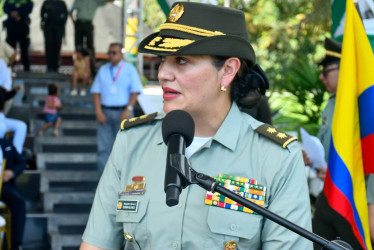 Claudia Susana Blanco, directora de la Policía de Tránsito de Colombia.
