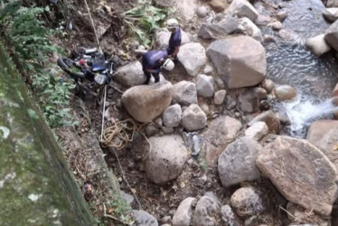 El accidente fue en Supía 