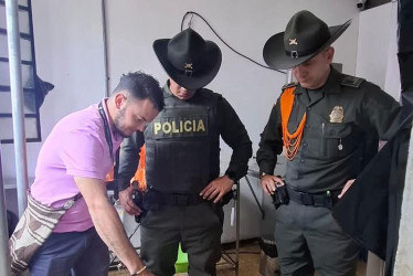 El operativo fue en Chinchiná 