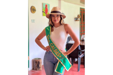La manizaleña Geraldine Duque Marín llevará la representación de Caldas al Reinado Nacional del Café 2025.