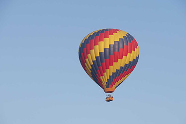 El globo salió del municipio de Boituva y cayó en un área rural de Capela do Alto.