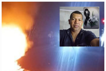 La víctima del accidente 