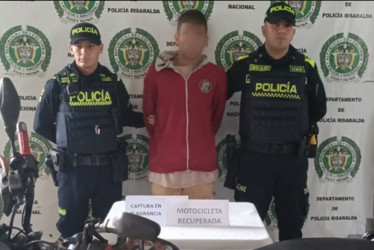 El sujeto detenido 