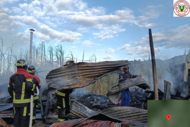 La emergencia fue atendida pasadas las 5:00 p. m.