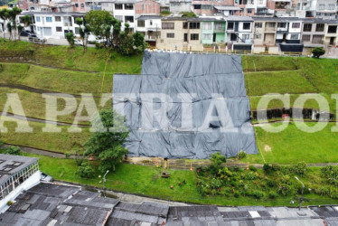 Esta es la ladera del barrio La Sultana que es intervenida por la Unidad de Gestión de Riesgo. 