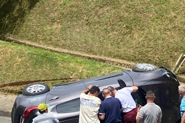 Accidente de hoy en Manizales.