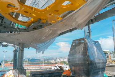 La línea 3 del cable aéreo no entraría en operación en julio de este 2025, como estimaba la Alcaldía. El contratista pide tres meses más por retrasos, principalmente, en una estación.