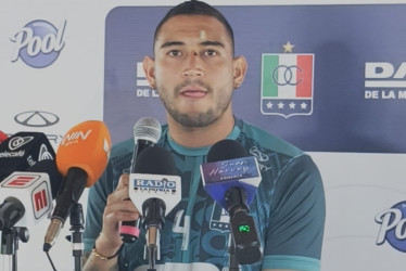 Mateo Rodas, figura también con el Once Caldas el domingo pasado ante el Atlético Nacional. Este jueves tendrá su titularidad ante Independiente Santa Fe en Palogrande.