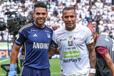 Radamel Falcao García y Dayro Moreno se volverán a encontrar hoy en el Palogrande, esta vez por la tercera jornada de las semifinales de la Liga BetPlay.