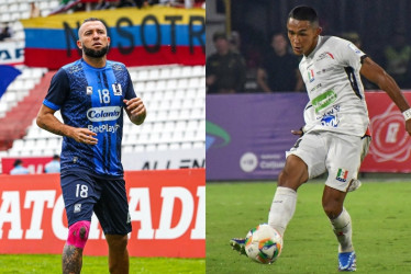 Jéider Riquett y Jorge Cardona, hasta el momento, bajas en el Once Caldas para enfrentar el jueves a Independiente Santa Fe en Palogrande.