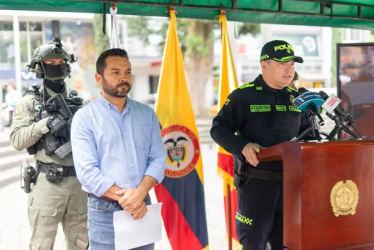 Las autoridades de Pereira en el balance de seguridad. 