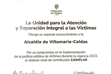 Foto | Tomada de Facebook Alcaldía de Villamaría | LA PATRIA