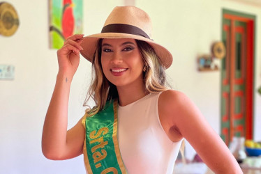 Foto | Cortesía Geraldin Duque Marín | LA PATRIA  La canción que identifica a Geraldine Duque, representante de Caldas en el Reinado Nacional del Café, se llama Las Leyes de La Vida de Benja Torres, Diego Torres y  Ángela Torres.