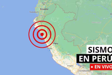 Temblor en Perú. En la imagen se refleja la magnitud, el epicentro y los reportes del IGP sobre los últimos sismos en el país. 