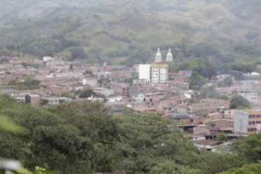 Esta es una panorámica de Supía. 