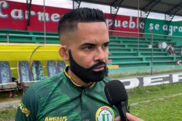 Santiago Rodríguez, presidente de Liga Deportiva Universitaria de El Carmen. 