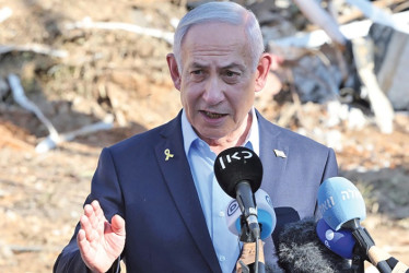 Foto | EFE | LA PATRIA El primer ministro israelí, Benjamín Netanyahu. 