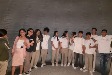 Desde el montaje del domo planetario se disparó la curiosidad de los estudiantes, que disfrutaron de una interesante lección.Desde el montaje del domo planetario se disparó la curiosidad de los estudiantes, que disfrutaron de una interesante lección.