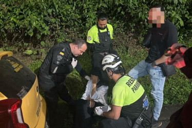 Miembros de cuatro organismos de socorro atendieron la emergencia.