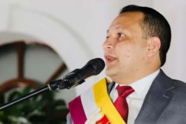 Juan David Piedrahíta López, alcalde de Cartago (Valle del Cauca). 